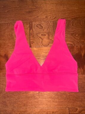 PINK LULU V NECK SPORTS BRA